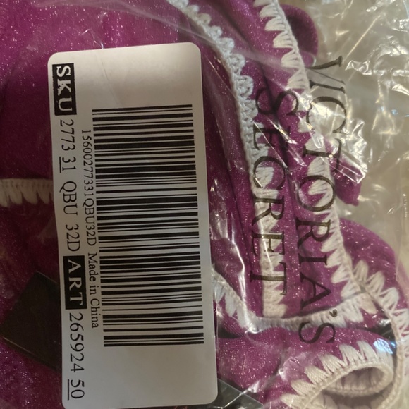 NEW Full Coverage Bikini Top with Crochet Trim - Picture 4 of 4